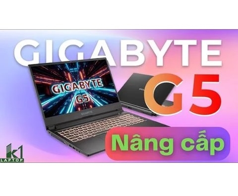 Cách nâng cấp ram và ổ cứng laptop GIGABYTE G5 MD