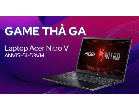 Đánh giá laptop Acer Nitro V ANV15-51-53VM - Intel Core i5-13420H Geforce RTX 2050 15.6 inch Full HD 144Hz