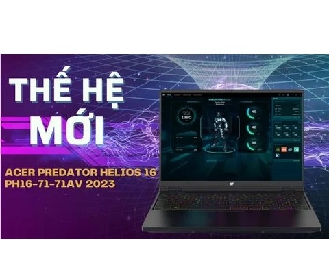 Đánh giá laptop Acer Predator Helios 16 PH16-71-71AV 2023 - Core i7 13700HX RTX 4060 16 inch WQXGA 165Hz