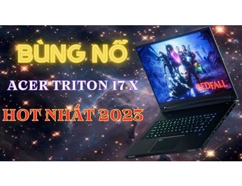 Đánh giá chi tiết laptop Gaming Acer Predator Triton 17 PTX17-71 - Core i9 13900HX RAM 64GB SSD 2TB RTX 4090 17 inch 2K 250Hz DCI-P3 100%