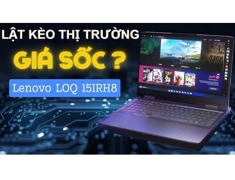 Đánh giá chi tiết laptop Gaming Lenovo LOQ 15IRH8 - Core i5 13420H RAM 8GB SSD 1TB RTX 3050 6GB 15.6 inch 144Hz