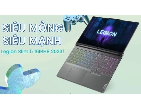 Đánh giá chi tiết laptop Lenovo Legion Slim 5 16IRH8 2023 - Core i5 13500H RAM 16GB SSD 1TB RTX 4050 6GB 16 inch FHD 144Hz