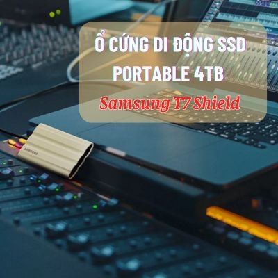 Đánh giá review ổ cứng di động SSD Portable 4TB Samsung T7 Shield
