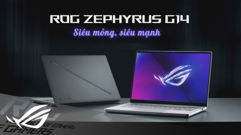 Đánh giá review laptop Asus ROG Zephyrus G14 (2024) GA403UV - AMD Ryzen 9 8945HS RTX 4060 14inch OLED 3K 120Hz