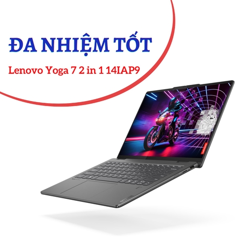 Đánh giá review laptop Lenovo Yoga 7 2 in 1 14IAP9 - AMD Ryzen 5 8640HS 14inch