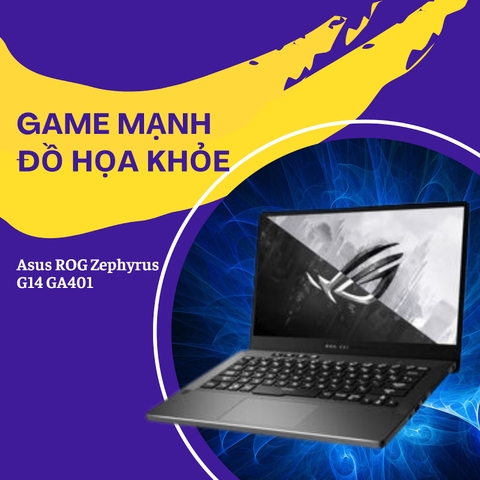 Đánh giá review laptop Gaming đồ họa Asus ROG Zephyrus G14 GA401 AMD 4800HS