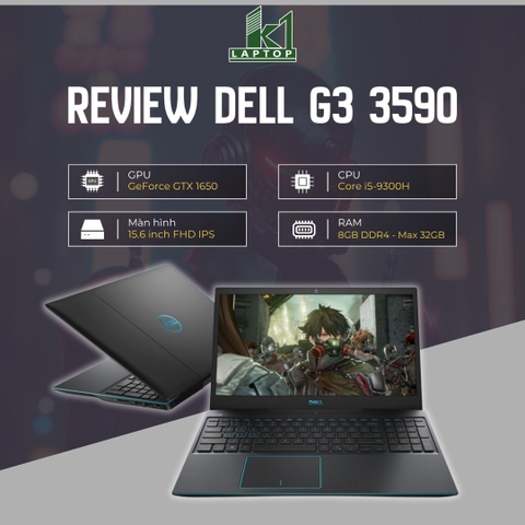 Review đánh giá Dell G3 3590 có còn đáng mua năm 2026? GTX 1650 liệu còn đủ dùng?