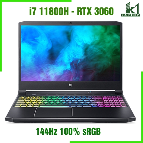 Laptop Gaming Acer Predator Helios 300 2021 PH315 54 - Core i7 11800H RTX 3060 FHD 144Hz