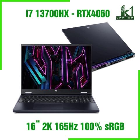 Acer Predator Helios 16 PH16-71-71AV 2023 - Core i7 13700HX RTX 4060 16inch WQXGA 165Hz