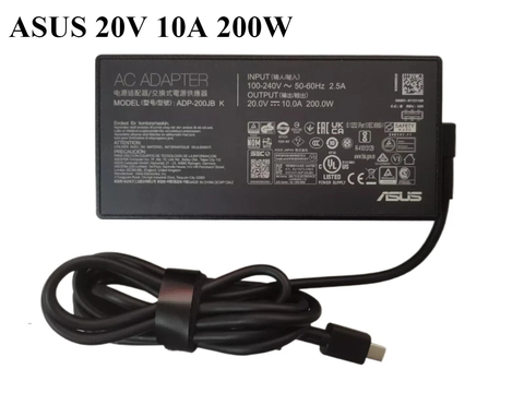 Sạc Asus 200W chữ nhật, Adapter for ROG Zephyrus G14 2024 GA403UV-QS020W ADP-200JB