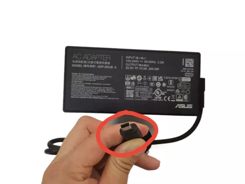 Sạc Asus 200W chữ nhật, Adapter for ROG Zephyrus G14 2024 GA403UV-QS020W ADP-200JB