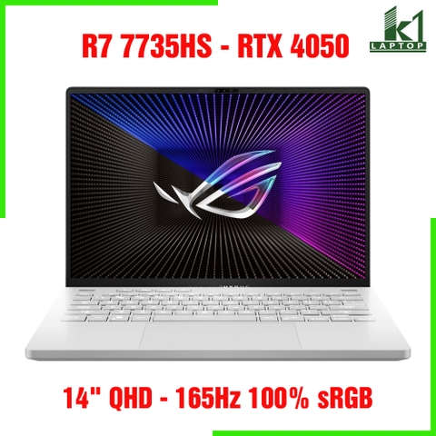 Laptop Gaming Asus ROG Zephyrus G14 (2023) GA402NU - AMD Ryzen 7 7735HS RTX 4050 14inch QHD 165Hz