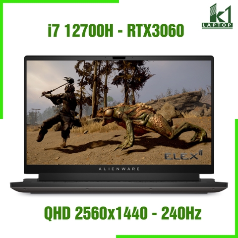 Laptop Gaming Dell Alienware M15 R7 - Intel Core i7 12700H RTX 3060 15.6inch QHD 240Hz