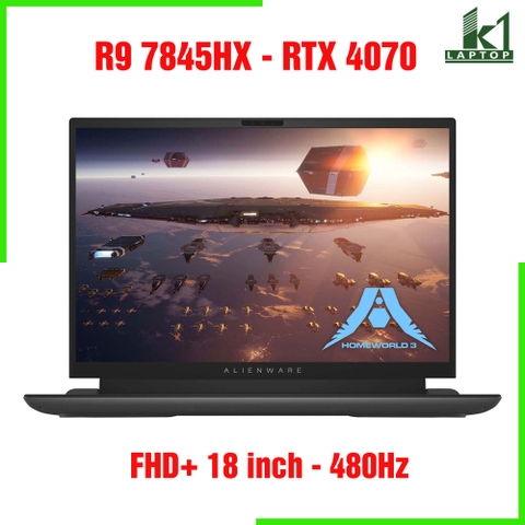 Laptop Gaming Dell Alienware M18 - Ryzen 9 7845HX NVIDIA GEFORCE RTX 4070 18-inch FHD+ 480Hz