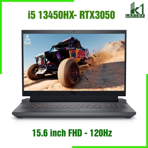 Laptop Dell Gaming G15 5530 - Core i5 13450HX GEFORCE RTX 3050 6GB FHD 15.6 inch FHD 120Hz