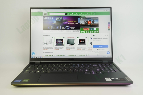 [Laptop Gaming cũ] Lenovo Legion 7 2021 R9000K - Ryzen 7 5800H RAM 16GB NVIDIA RTX3060 16 inch 2.5K 165Hz