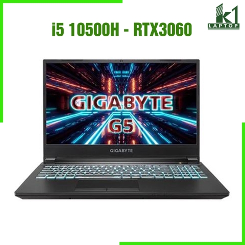 Laptop Gaming Gigabyte G5 KC - Core i5 10500H NVIDIA RTX3060 15.6inch FHD 144Hz 100% sRGB