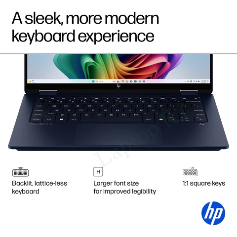 Laptop HP OmniBook X Flip 14 2-in-1 - Core Ultra 7 256V RAM 16GB 14inch FHD+ Touch