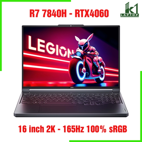 Lenovo Legion Slim 5 2023 (R7000P) - Ryzen 7 7840H RAM 16GB SSD 512GB RTX 4060 16inch 2K 165Hz