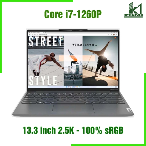 Laptop Lenovo Slim 7 Carbon - Intel Core i7-1260P 16GB Ram 1TB SSD 13.3inch Touch
