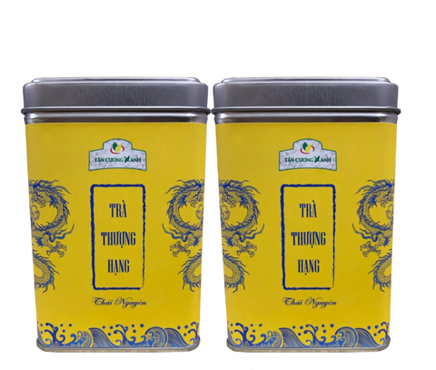 Hộp Trà Thái Nguyên QT15 - 100gram Hộp Rồng Vàng
