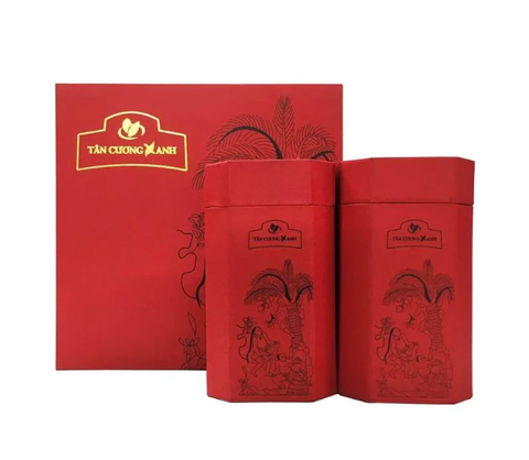Bộ Trà Ô Long Hứng Dừa 400gram