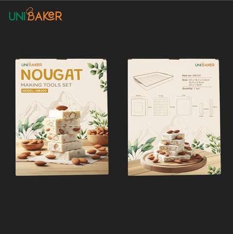 MB309 - Bộ dụng cụ làm kẹo nougat nhựa Unibaker T72c
