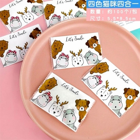 Túi cookie 5.5x8.5cm (nhiều mẫu)