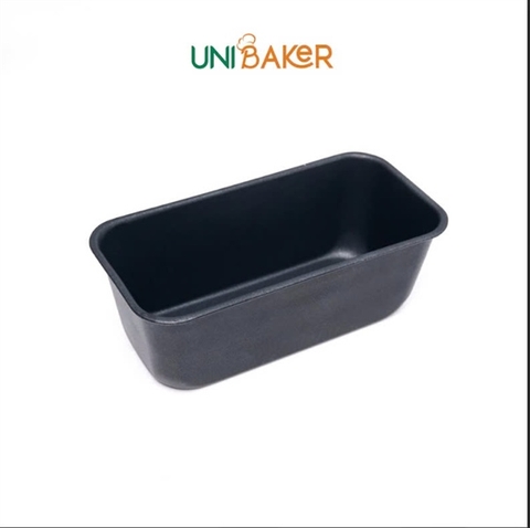 MK105 - Khuôn loaf nhôm phủ chống dính chữ nhật Unibaker MK105 đen
