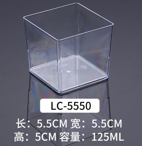 Ly nhựa vuông 5550 - Thân (thùng 1000c)