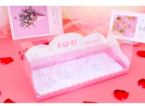Hộp Chữ I♡U mica T200