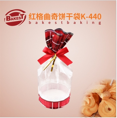 Túi đựng bánh quy đỏ K-440