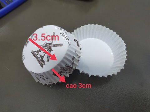 Cốc cupcake mềm tròn