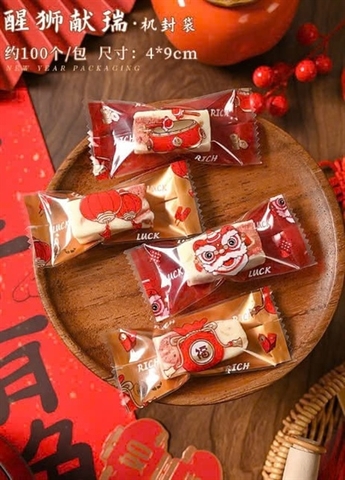 Túi cookie 4x9cm (nhiều mẫu)