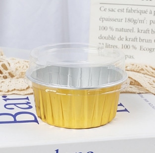 Cốc thiếc tròn có nắp 125ml T2000 - Vàng