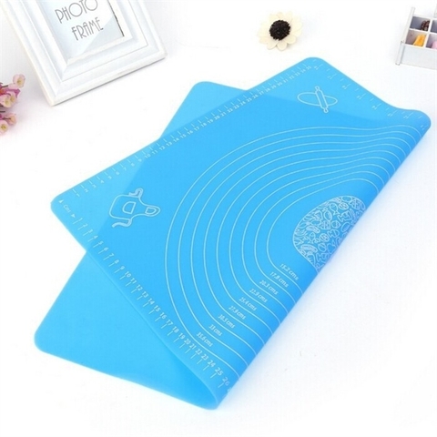 Tấm nhào bột silicon 40*50cm - Xanh