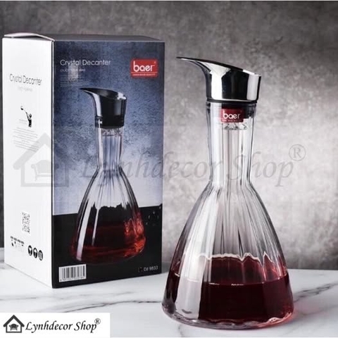 Bình Decanter Có Nắp Lọc Loại 1L NT9833