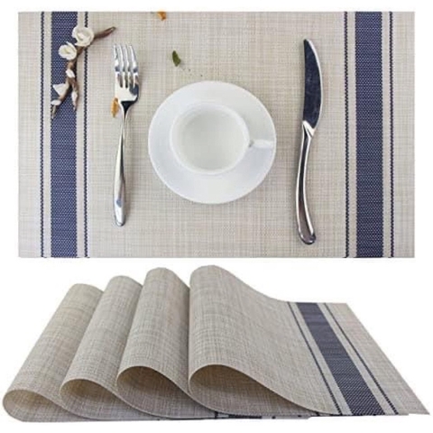 Tấm lót bàn ăn, miếng lót bàn ăn CN1: chữ nhật, tinh tế, sang trọng, đa năng sử dụng, chất liệu PPC cao cấp, dễ vệ sinh.