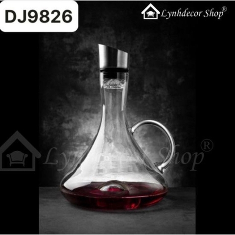 Bình Decanter Phale Quai Liền Có Nắp LynhDecor DJ9826