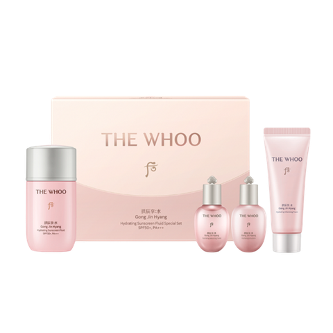Bộ Kem Chống Nắng Whoo Gongjinhyang Soo Vital Hydrating Suncreen Fluid Special Set