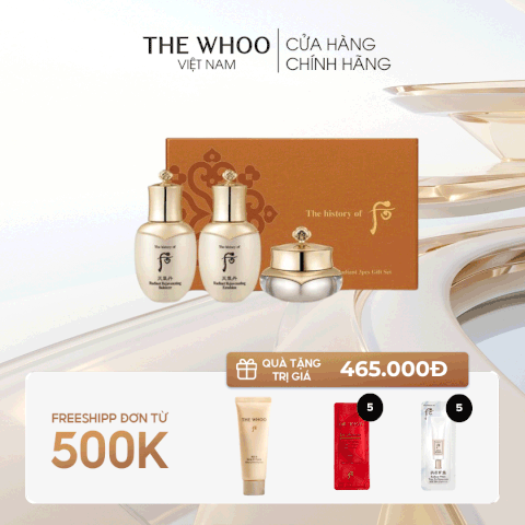 Bộ dưỡng da Whoo Cheongidan Radiant Rejuvenating Mini Set 3pcs