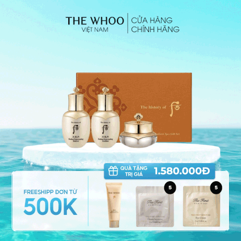 Bộ dưỡng da Whoo Cheongidan Radiant Rejuvenating Mini Set 3pcs
