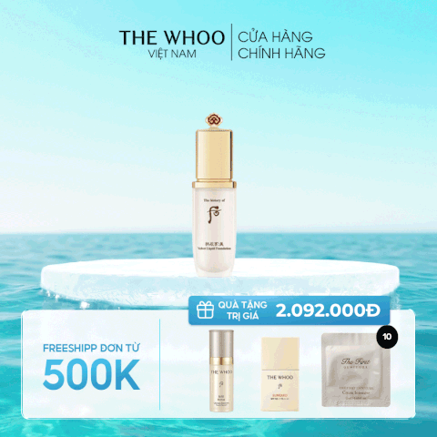Kem nền che khuyết điểm The History Of Whoo Gongjinhyang Mi Velvet Liquid Foundation SPF30/PA++
