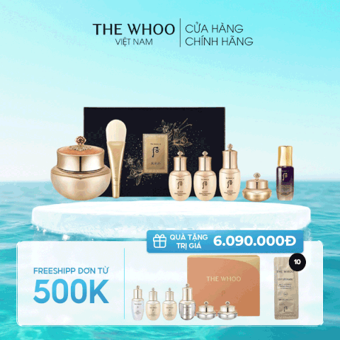 Bộ Mặt Nạ Ngủ Whoo Cheonyuldan Ultimate Regenerating Overnight Mask Special Set