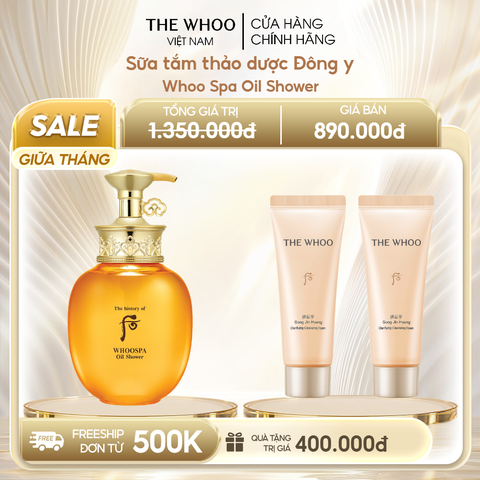 Sữa tắm thảo dược Đông y Whoo Spa Oil Shower