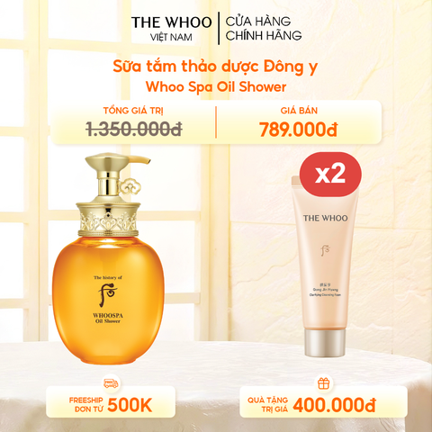 Sữa tắm thảo dược Đông y Whoo Spa Oil Shower