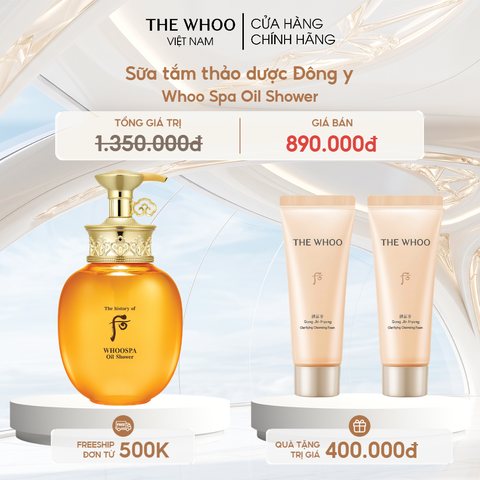 Sữa tắm thảo dược Đông y Whoo Spa Oil Shower