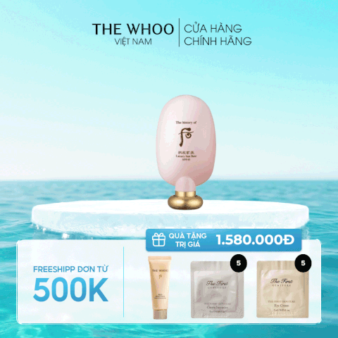 Kem Lót Trang Điểm Chống Nắng Whoo Gongjinhyang Mi Essential Sun Base SPF50/PA+++