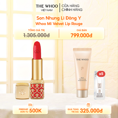 Son Nhung Lì Đông Y Whoo Mi Velvet Lip Rouge