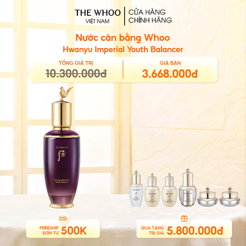 Nước cân bằng Kiệt tác Hoàn lưu Hwanyu Imperial Youth Balancer